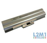 Batteria 5200mAh ARGENTO per SONY VAIO VPC-S13X8E VPC-S13X8E-B