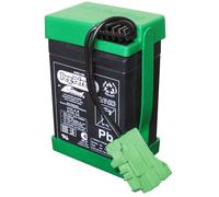 BATTERIA 6 VOLT 4,5 AMPERE PEG PEREGO ORIGINALE PER JOHN DEERE POWER PULL 6 VOLT