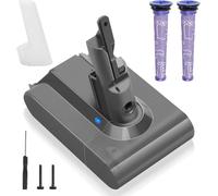 Batteria 6000mAh Per Aspirapolvere Dyson V7 SV11 Absolute con 2 Pre Filtri