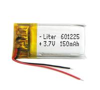 Batteria 601225 LiPo 3,7 V 150 mAh 0,555 Wh 1S 5C Liter Energy Battery per Elettronica Ricaricabile Telefono Portatile Video Orologio Smartwatch GPS - Non adatto per Radio Control 27 x 12 x 6 mm (150