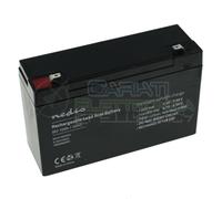 Batteria 6V 10000mAh 10Ah piombo-acido ricaricabile 151x50x95mm ermetica