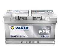 BATTERIA 75AH 730A EFB BLUE DYNAMIC +DX E46 315x175x175 VARTA