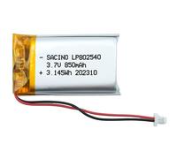 Batteria 802540 3,7 V Lipo Batteria Jst PH1.0 2P Scheda compatibile con Sena 10S
