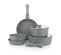 Batteria 9 pezzi Eaziclip grigia con manici staccabili