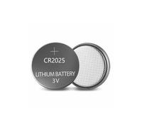 Batteria a bottone al litio CR-2025, 3 V, ad alta durata, ideale per dispositivi elettronici come orologi, telecomandi e calcolatrici.