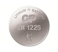 CR 1225 GP - Pila a bottone al litio, 3 V, 62 mAh, 12x2,5 mm