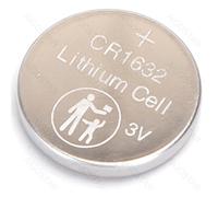 Batteria a bottone CR1632 da 3 V in confezione da 5 pezzi, progettata per dispositivi elettronici. Offre una potenza duratura, ideale per orologi, telecomandi e altro ancora.