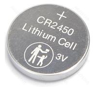 Batteria a bottone CR2450 da 3 V. Include 5 pezzi, perfetti per telecomandi, orologi e giocattoli. Garantisce durata e prestazioni eccellenti.