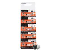 Batteria a bottone, e batterie rotonde, batteria a bottone ad alta capacità Variazione 1,55 V | 10 batterie a disco con pulsanti 13 mAh/18 mAh per giocattoli, cronometri, apparecchi acustici
