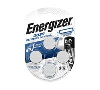 Energizer Pila a Bottone CR 2032 al Litio Ultimate 2032 235 mAh 3 V 4pcs.