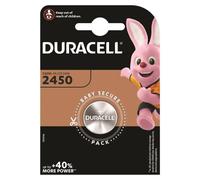Batteria a Bottone Litio CR2450 Duracell - 3V, 1 Unità