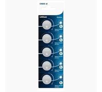 Batteria a bottone Philips CR2032 al litio 3V in blister da 5, ideale per dispositivi elettronici, telecomandi e orologi. Garantisce prestazioni durature e affidabili in ogni utilizzo.