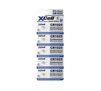 BATTERIA A BOTTONE XCELL CR1025, 25 mAh, 3 V, Compatibile con dispositivi che richiedono una batteria