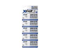 BATTERIA A BOTTONE XCELL CR1216, 30 mAh, 3 V, Universale, per Orologi