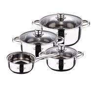 Batteria a cassello ind in acciaio inossidabile SAN IGNACIO da 7 pezzi