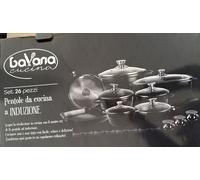 Batteria A Induzione 26 Pz Bavaria in Pietra Lavica Cucina con Eleganza Qualità