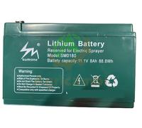 Batteria a LITIO 11.1 v 8AH per pompa irroratrice a batteria a spalla