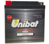 BATTERIA A LITIO UNIBAT 12V 5AH ULT-3 = YB12AL-A2 BMW F 650 GS 2008