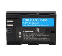 Batteria a lunga durata da 2750 mAh con chip intelligente per modelli Canon EOS, design portatile e pratico con indicatore LED compatibile, oltre