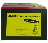Batteria pila a secco 9V 90AH QUALITA' TOP 10.000 ore durata 100% made in Italy