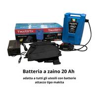 Batteria a zaino spalla 20 Ah per utensili con attacco tipo makita nuova