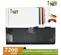 Batteria A1382 compatibile con Macbook Pro 15" A1286 2011 2012 15,4 10,95V