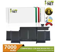 Batteria A1493 A1582 compatibile con MacBook Pro 13" A1502 (anno 2013 2014 2015)