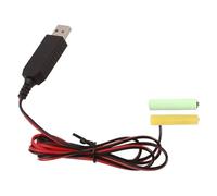 Batteria AA | Adattatore di alimentazione 4,5 V | Ricambio 3 AA Batterie Adapterr per LED Light, Kidde Carbon Monoxide Detector | Lenink Replace 4 AA Batteriess Energy Supplyy with USB to DC Cab