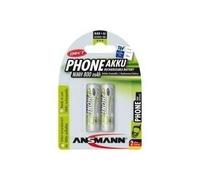Batteria AA ANSMANN DECT 800mAh maxE 2 mignon, HR6, 1,2V, 2 blister