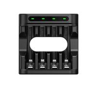 Batteria AA - Caricabatterie XTAR L4 batteria ricaricabile AA AAA caricabatterie per batterie al litio da 1,5 V e 1,2 V NiMH