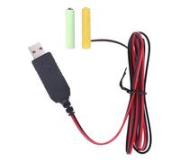 Batteria AA - Limitatori USB - Adattatore cavo USB fino a 3 V, ricambio AA - in elettronica, cavo di alimentazione per illuminazione a LED, controller per console, ventilatore da scrivania