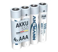 Batteria AAA ANSMANN maxE 550mAh 4 micro, blister NEW