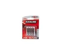 Batteria AAA ANSMANN Rossa 4x 4x Micro Alcalina