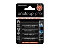 Panasonic Eneloop Pro Micro Bk-4hcde/4be Rechargeable Battery Argento