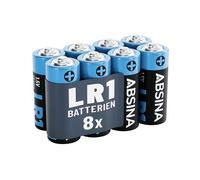 BATTERIA ABSINA alcaline 1, LR1, 800 mAh, 1.5 V, , PER telecomandi, orologi