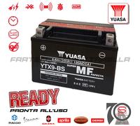 Batteria Accumulatore Moto Scooter Originale YUASA YTX9-BS E01158