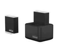 GoPro Dual Battery Charger + 2 batterie Enduro (HERO12 Black/HERO11 Black/HERO10 Black/HERO9 Black) - Accessorio ufficiale GoPro