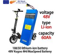 Batteria agli ioni di litio 13S4P 48V 60Ah 2000watt 18650 per batteria per scooter elettrico Kugoo M4/M4Pro/ M5/M5Pro XT60-T