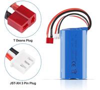 Batteria agli ioni di litio 7.4V 1500mAh T-Plug per auto radiocomandate T40 F...
