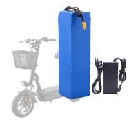 Batteria Agli Ioni Di Litio A Lunga Durata Da 48 V 12 Ah, Modello 13S4P, Ricaricabile, Con Protezione BMS, Di Ricambio Per Monopattino Elettrico, Completa Di Caricabatterie. T+DC