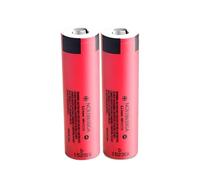 Batteria Agli Ioni Di Litio Appuntita Da 3,7V 3300 MAh, Caricabatterie For Torcia, Macchinina Giocattolo, Rasoio, Piccolo Ventilatore E Lampada Frontale Di Ricambio(Packing 3)