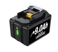 Batteria agli ioni di litio BL1890B per Makita da 18 V 9,0 Ah: batteria di ricambio per Makita 18 V BL1860 BL1850 BL1845 BL1835 BL1830 BL1815 194205-3 LXT-400 agli ioni di litio per utensili elettrici