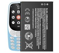 Batteria agli ioni di litio compatibile con Nokia BL-4UL, BL-4WL 1300 mAh (3,7 V) per Asha 225, 3310, 3310 3G, modello 2017