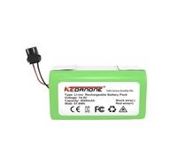 Batteria Agli Ioni Di Litio Da 14,4 V 2600 MAh, Compatibile Con Conga, 950, 990 E 1090, Compatibile Con Deebot, DN621, 601, 605, Compatibile Con Eufy RoboVac, 35C I7, V710(4000mAh)