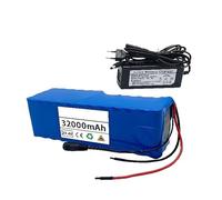 Batteria agli ioni di litio da 24 V 32 Ah, batteria for bicicletta elettrica 7S6P con caricabatterie, for bicicletta elettrica con motore ebike, spina T(T Plug)
