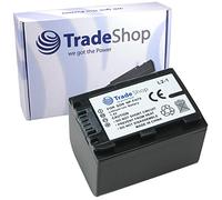 Batteria agli ioni di litio da 3,7 V Trade-Shop compatibile con Sony NP-FH-40 NP-FH-50 NP-FH-60 NP-FH-70 NP-FH-100 DCR-DVD92/E DCR-DVD103/E DCR-DVD106/E