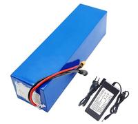 Batteria agli ioni di litio da 48 V 20 Ah con caricatore da 54,6 V 2 A 13S3P batteria per scooter elettrica BMS integrata per 250 W 300 W 350 W 500 W 750 W 1000 W (XT90 plug)