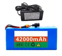 Batteria agli ioni di litio da 48 V 42 Ah, pacco batteria al litio ricaricabile 13S3P con caricabatterie da 54,6 V 2 A, for monopattino elettrico
