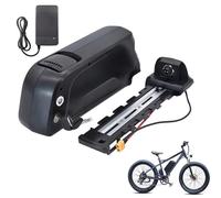 Batteria agli ioni di litio da 48 V, 8 Ah, 10 Ah, 12 Ah, 14 Ah per telaio bici elettrica, batteria da 48 Volt per motore di bicicletta elettrica da 0 a 750 W, con caricabatterie, Xt60,48 V, 14 Ah