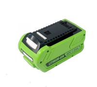 Batteria agli ioni di litio da 5000 mAh for tosaerba, sega elettrica e utensile elettrico, 40 V. Compatibile con GreenWorks G-MAX 40 V 2601102.(Green 5000mAh)